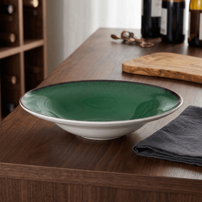 Sapphire Collection - Green - Pasta Bowl - 10 inch