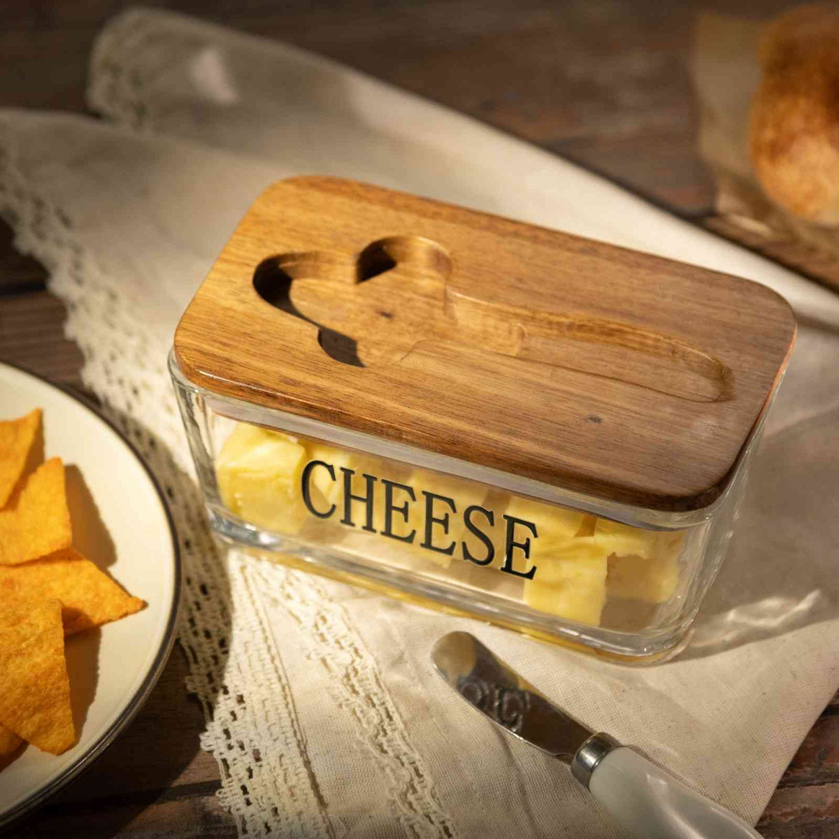 Cheeit Box Wood lid Cheese Box – Aardea
