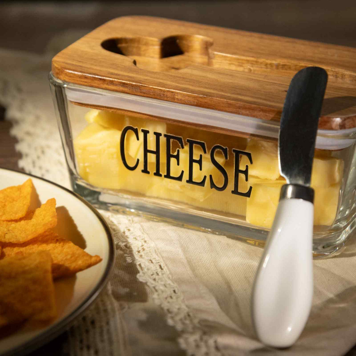 Cheeit Box Wood lid Cheese Box – Aardea