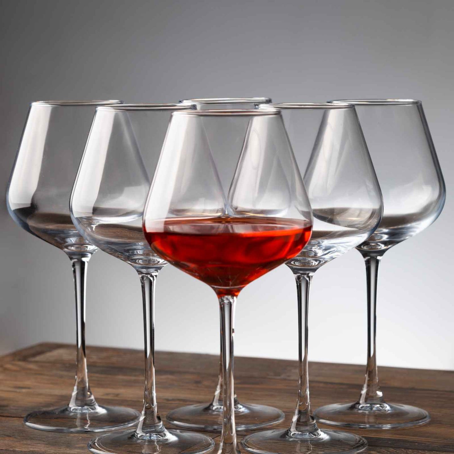 Ruby Radiance Wine Glass - Set of 6