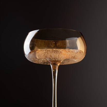 Golden Hour Crystal Cocktail Glass - Set of 2