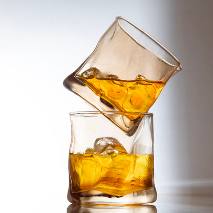 Amber Wave Glass - Set of 6
