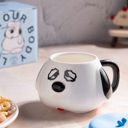 SnoozePup Lidded Mug - 470ml