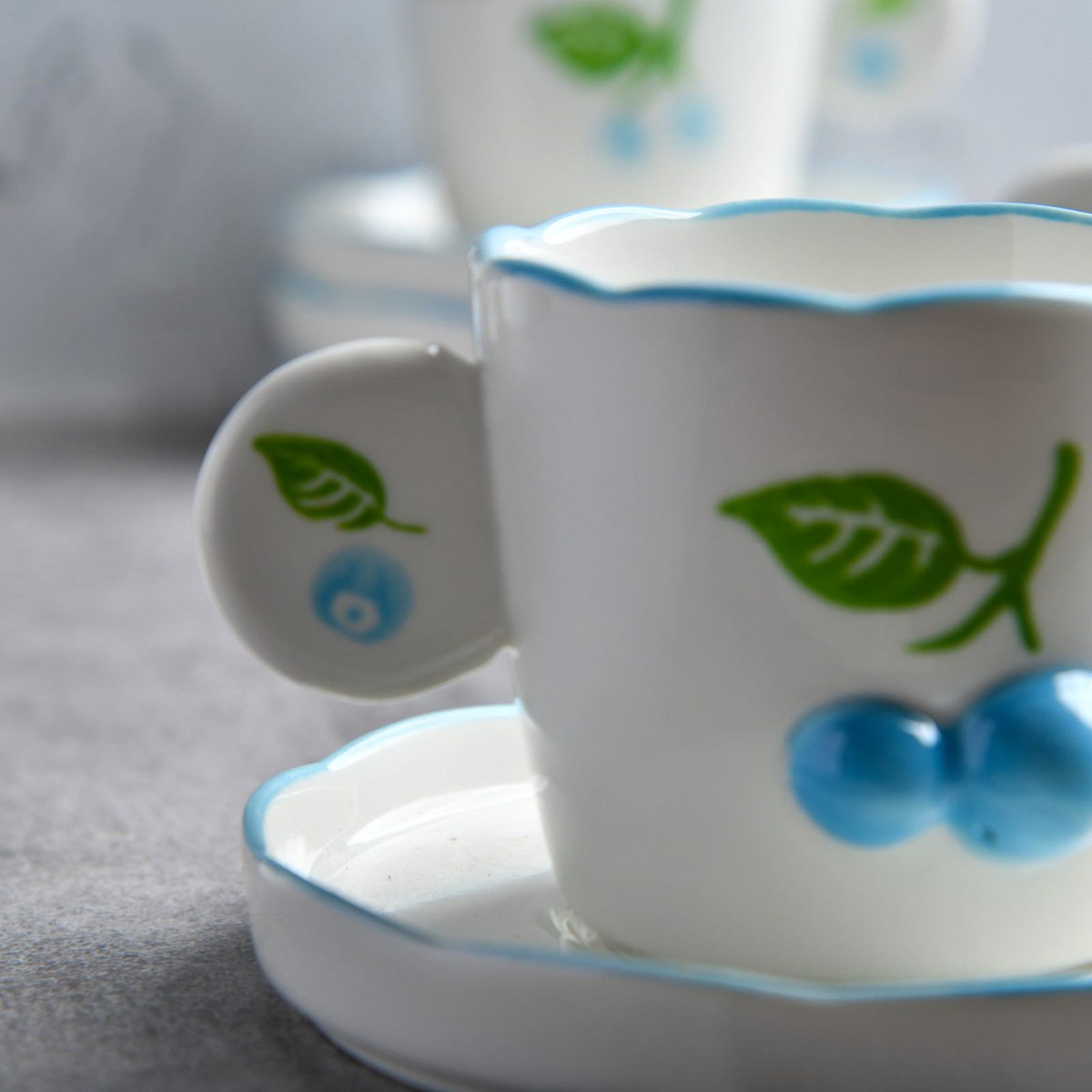 Cherry Blossom Cup & Saucer - Set of 6