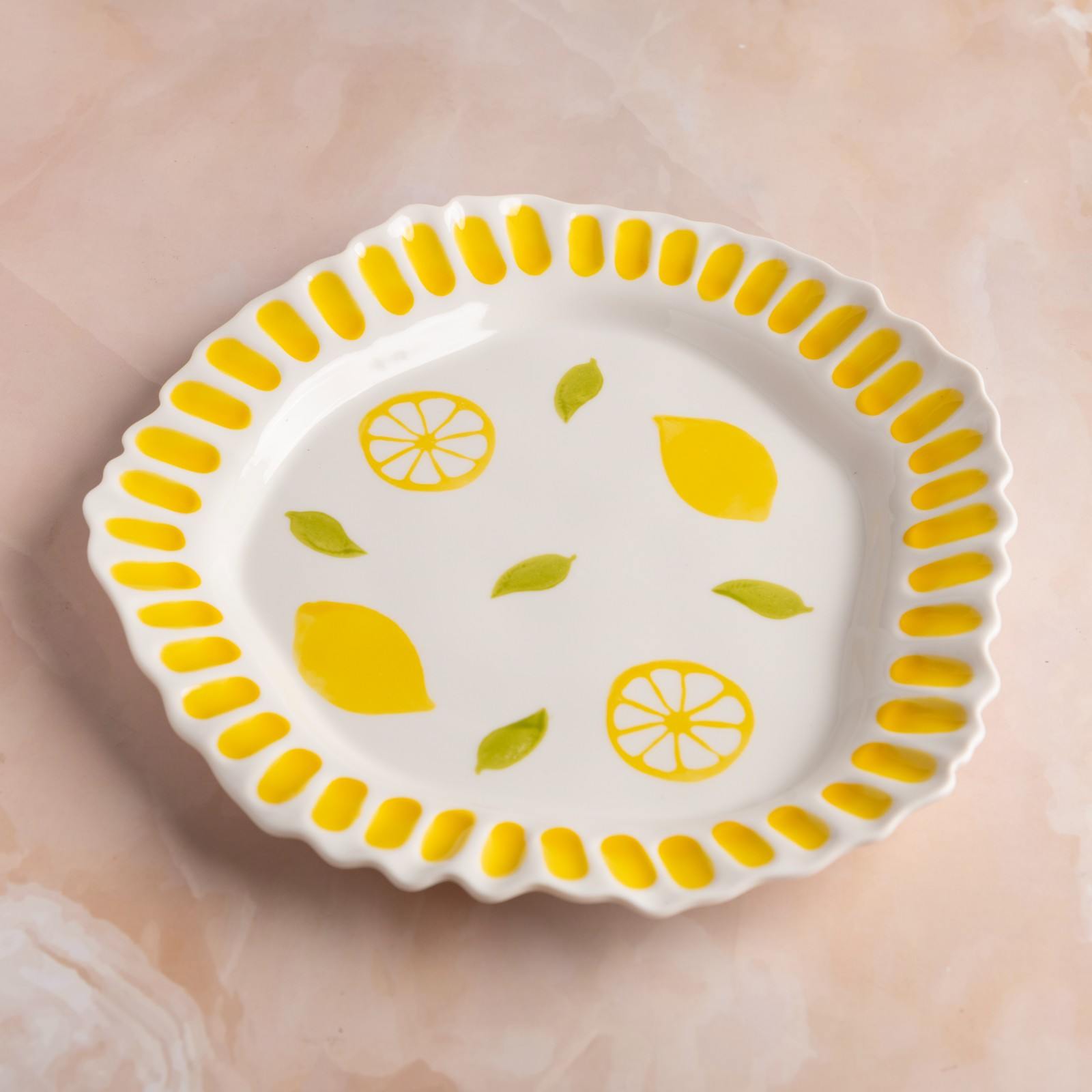 Amalfi Lemon Serving Platter - 10 inch