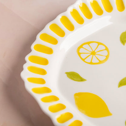 Amalfi Lemon Serving Platter - 10 inch
