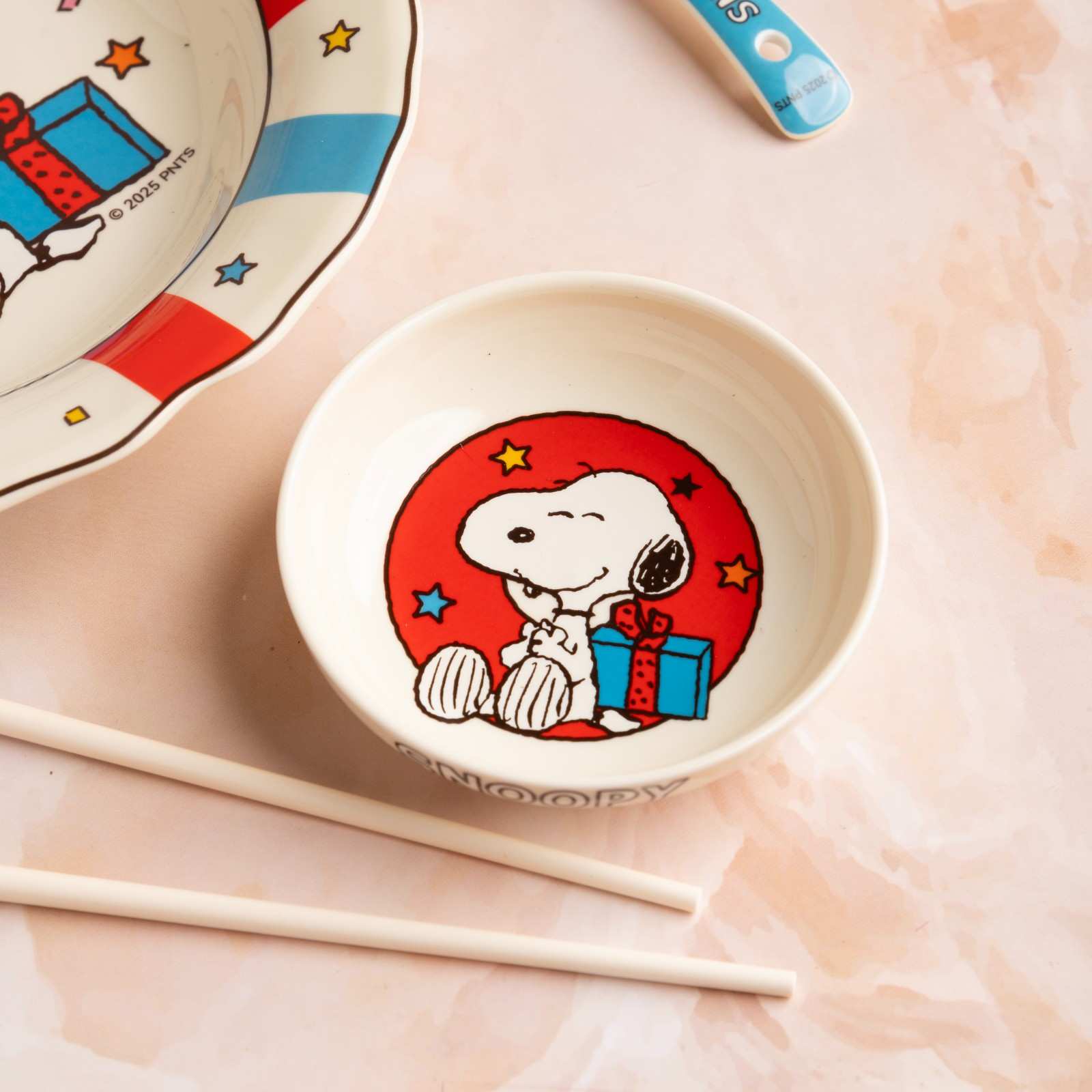 Snoopy Retro Stripe Dinner Set