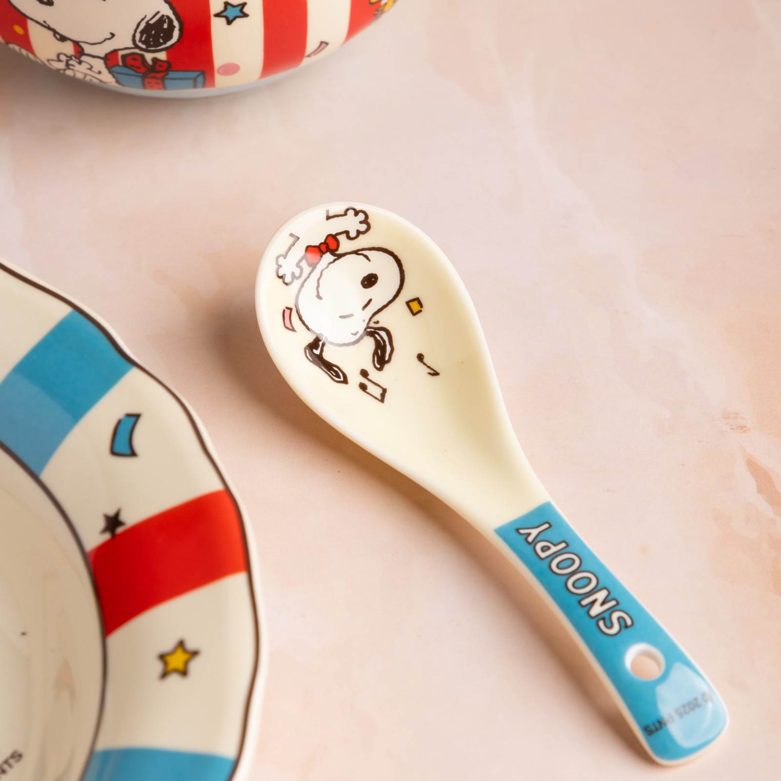 Snoopy Retro Stripe Dinner Set