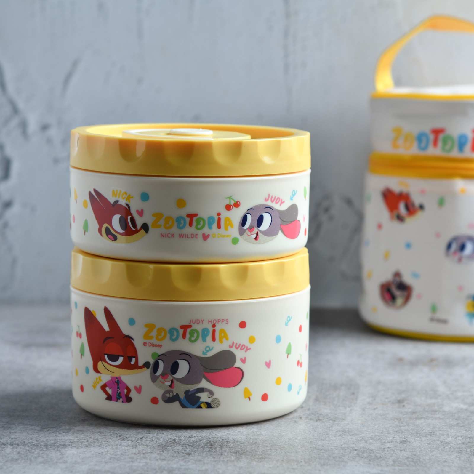 Zootopia Twintier Lunch set