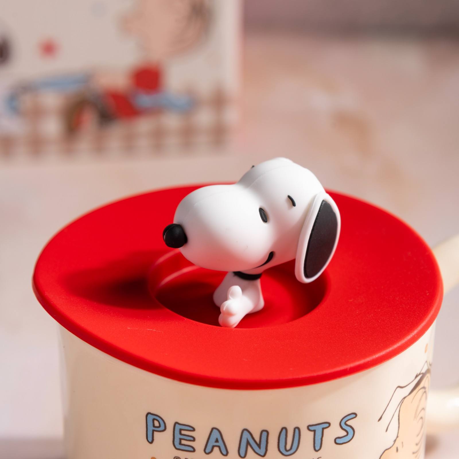 Snoopy Retro Lidded Mug - 360ml