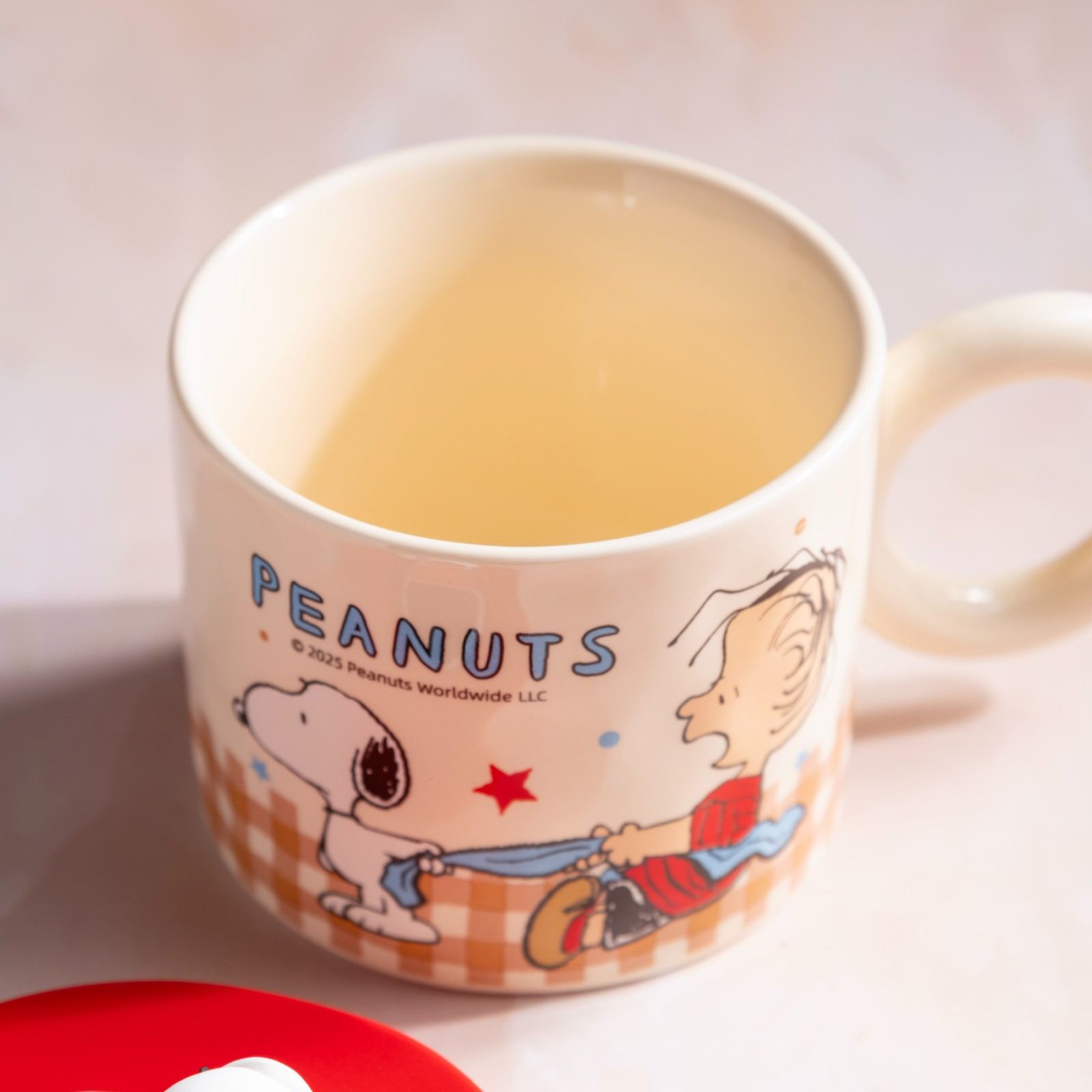 Snoopy Retro Lidded Mug - 360ml