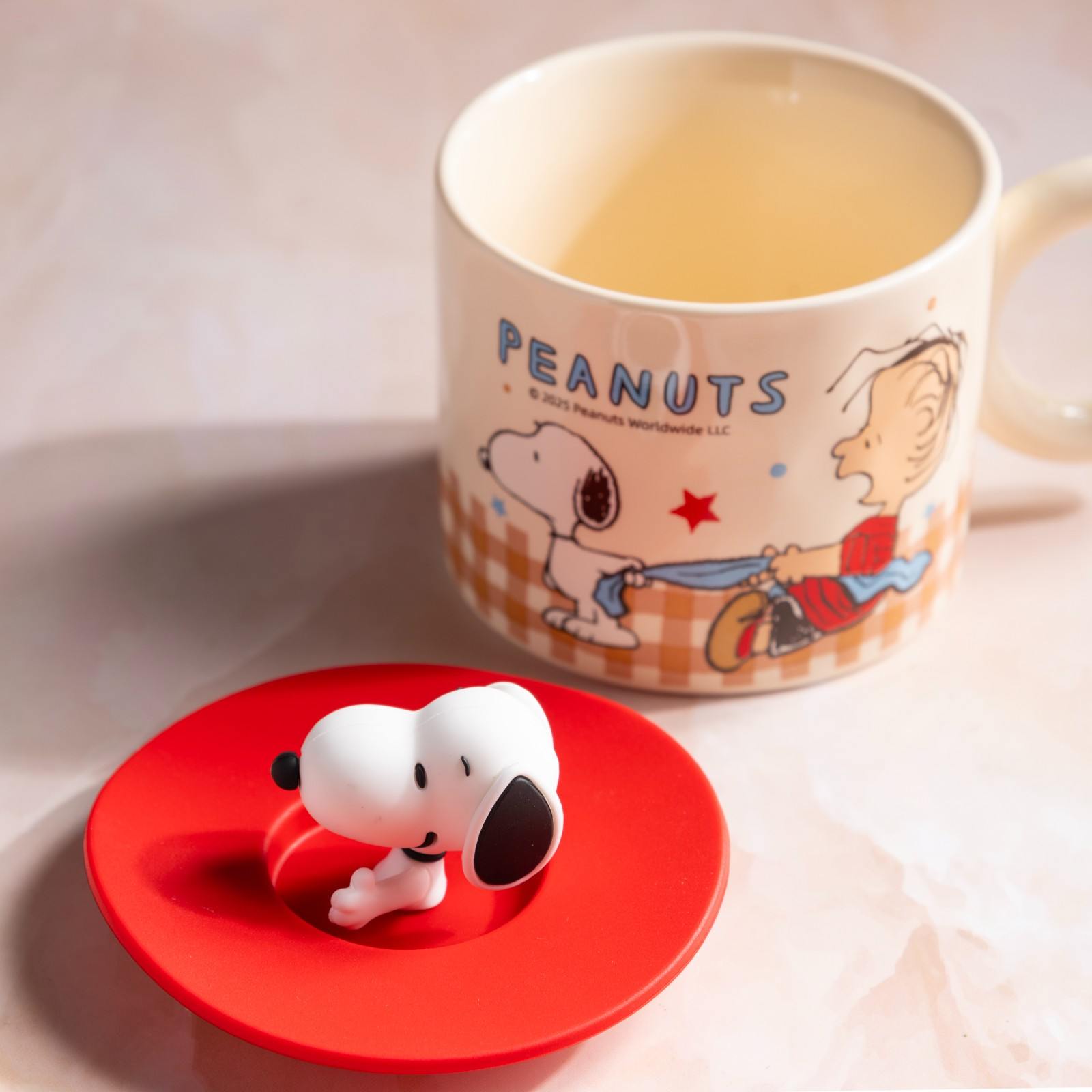 Snoopy Retro Lidded Mug - 360ml
