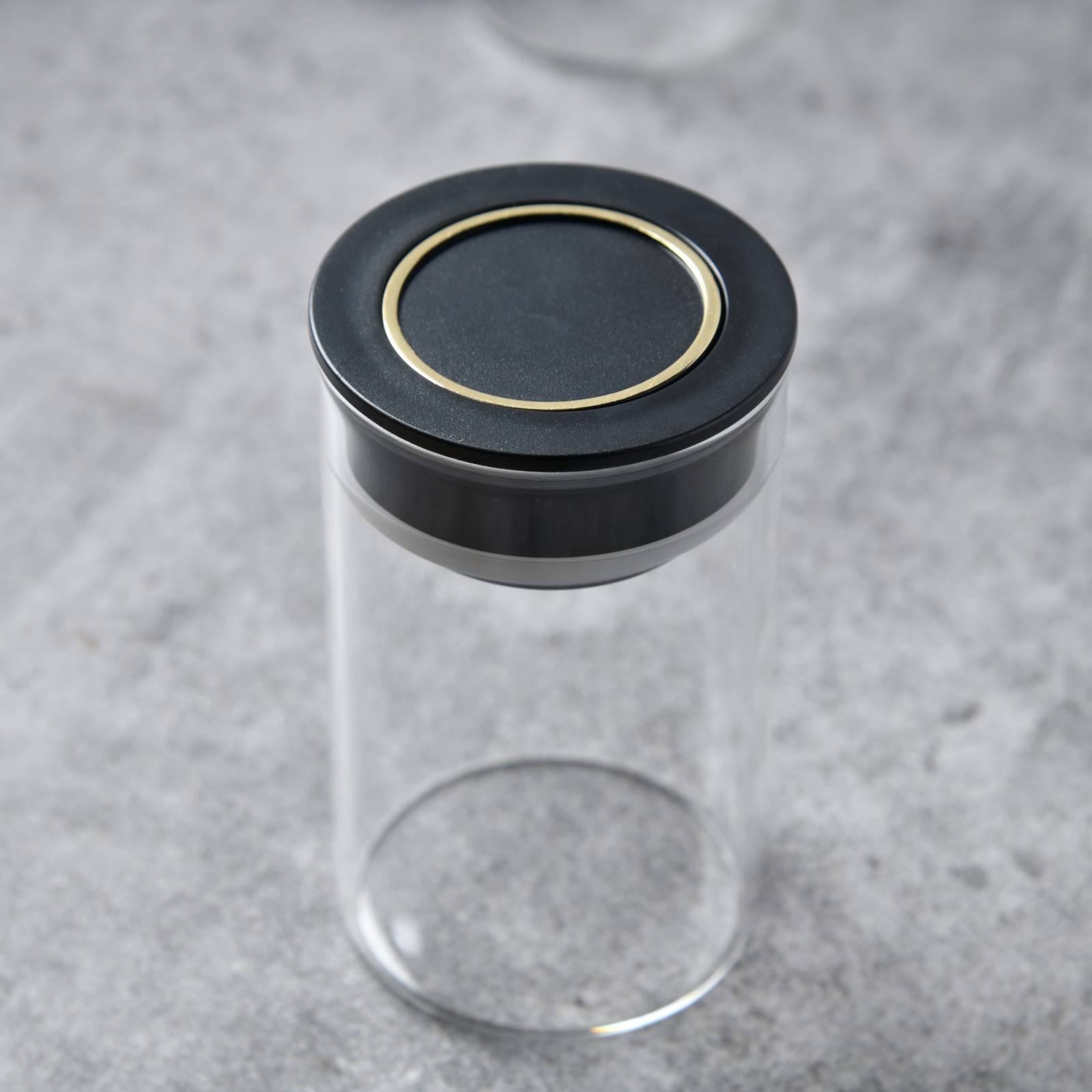 AuraSpin Pantry Jar - Set of 6 airtight glass containers