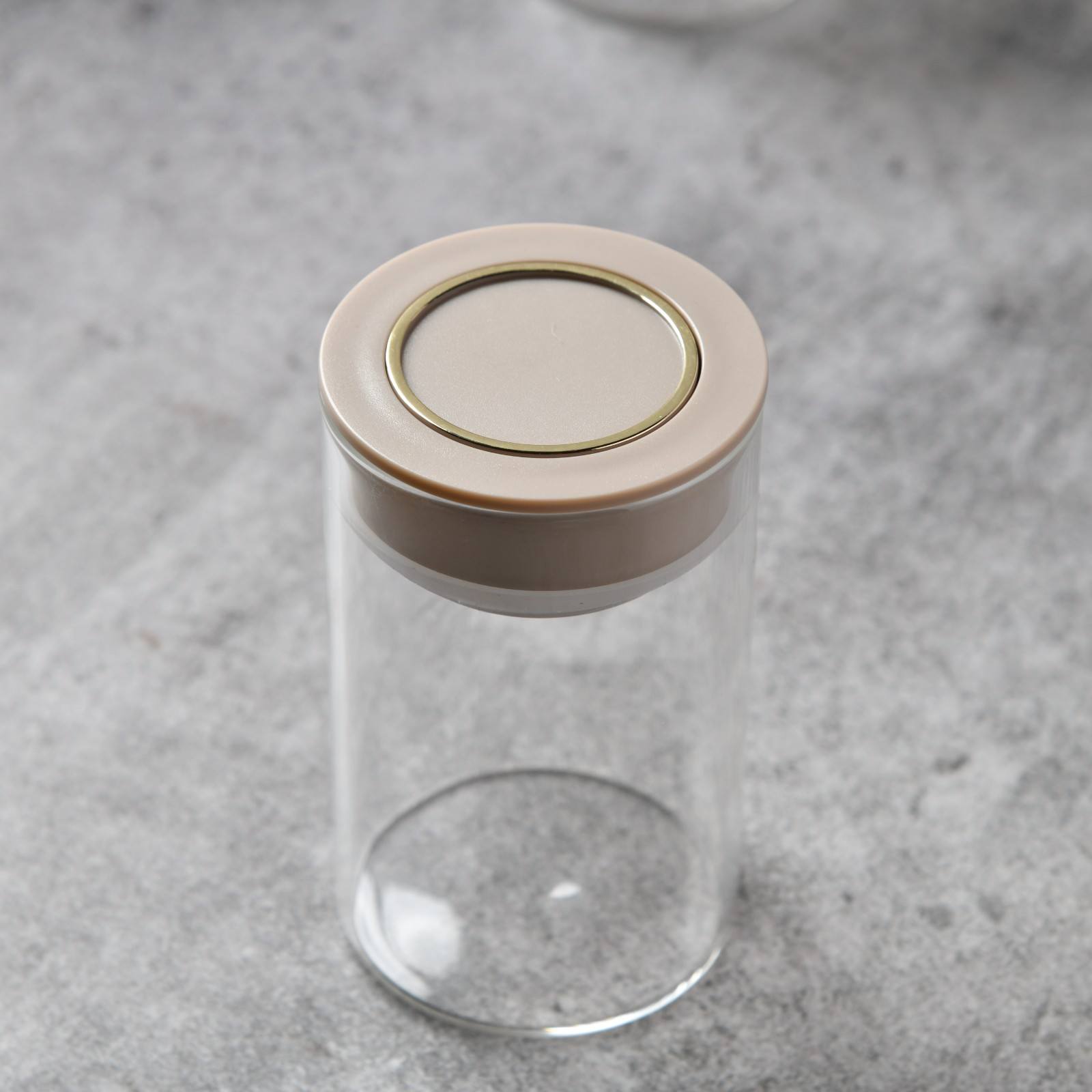 AuraSpin Pantry Jar - Set of 6 airtight glass containers