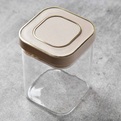 Aura Spin Caddy airtight glass Jar Carousel - Set of 4