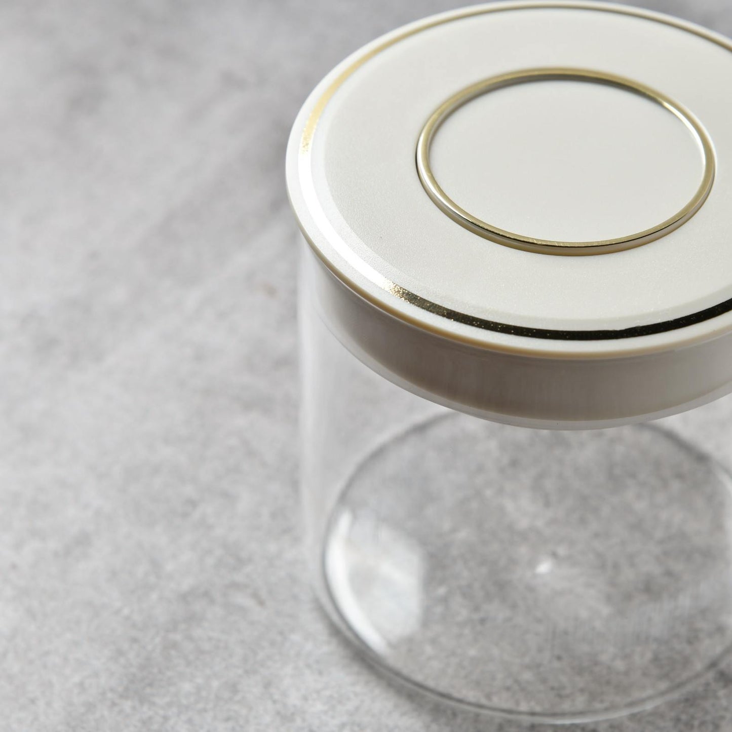 Aura spin Countertop airtight glass Jar Carousel – Set of 4