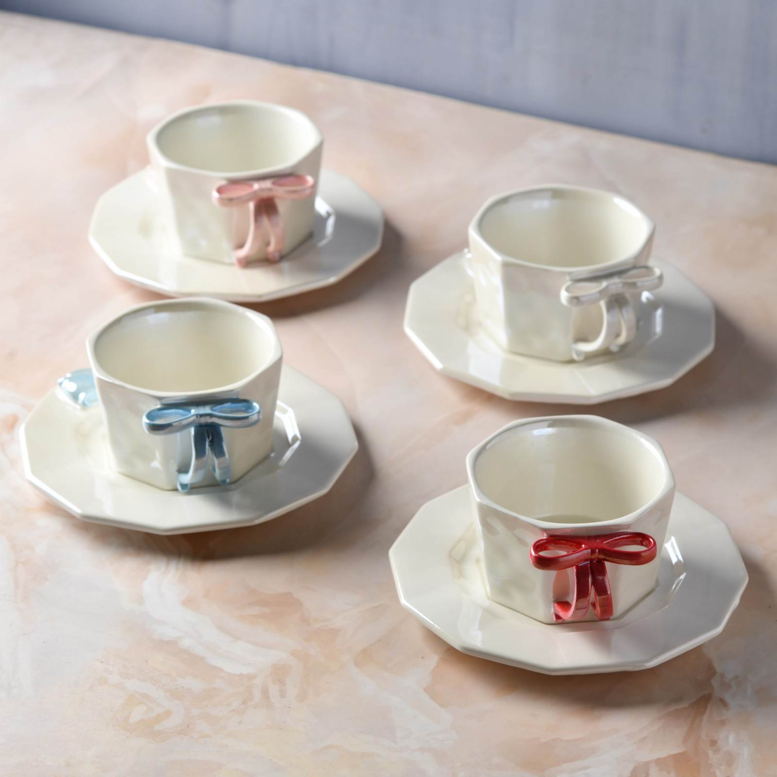 PearlBow Cup & Saucer - 200 ml