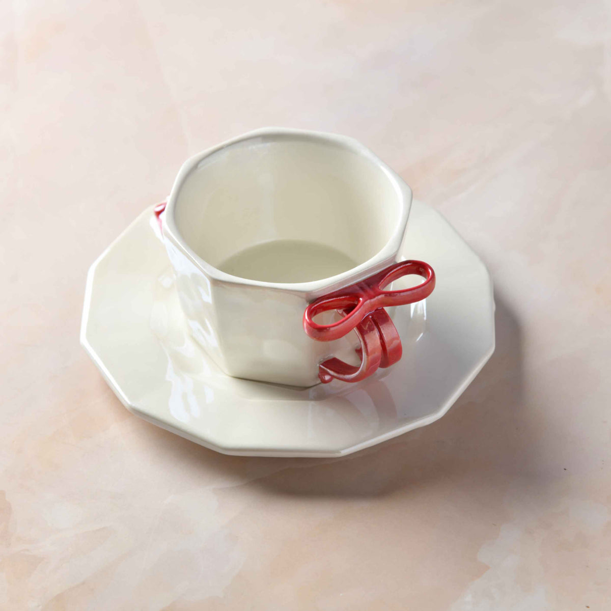 PearlBow Cup & Saucer - 200 ml