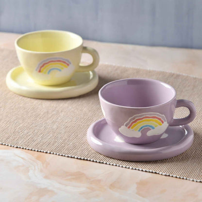 PastelRainbow cup and saucer - 250ml