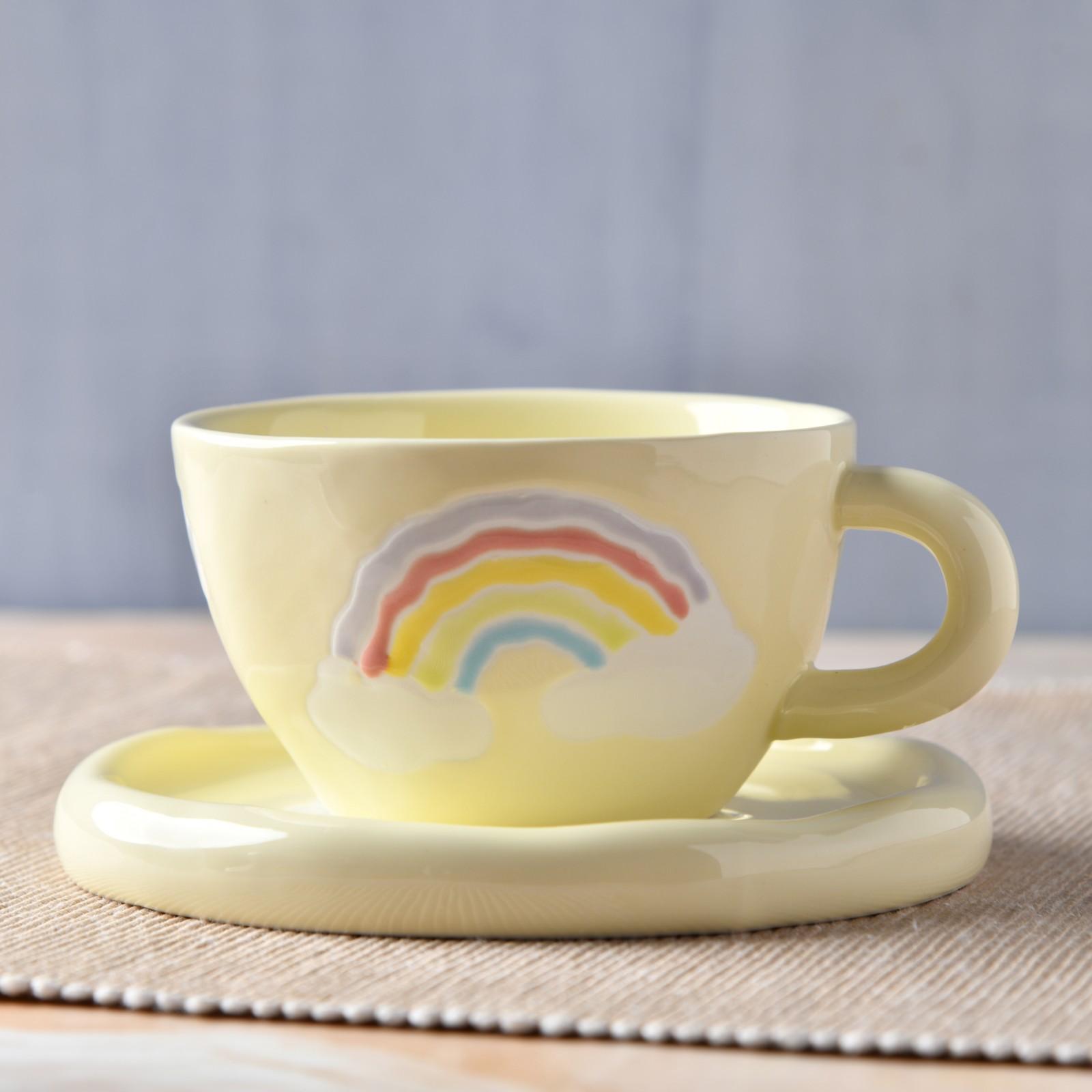 PastelRainbow cup and saucer - 250ml