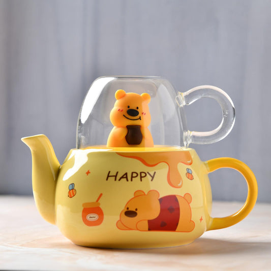 Honey Bear Pot with Cup - 280ml
