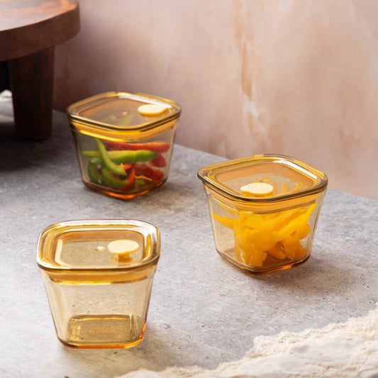 AuraFresh Glass Storage Trio