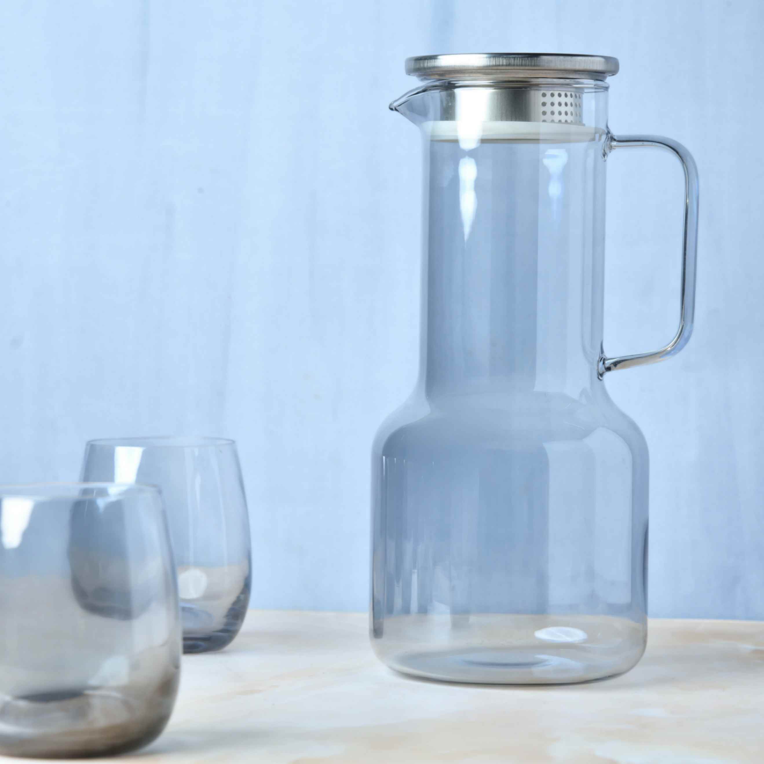 Smoky Dusk 7-Piece Glass Jug Set