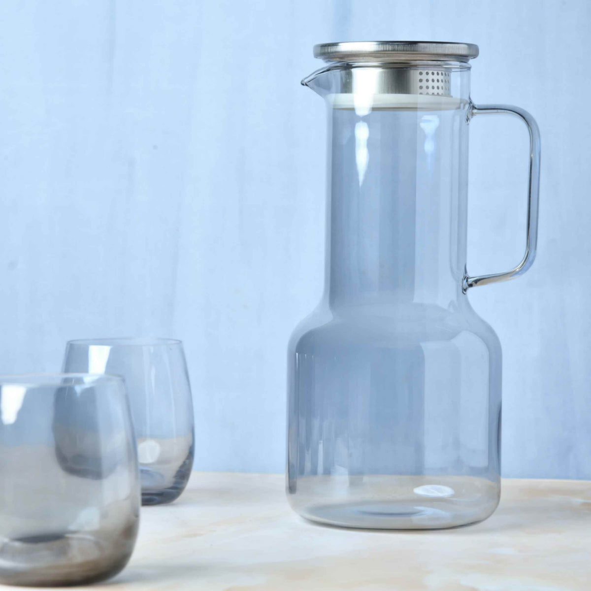 Smoky Dusk 7-Piece Glass Jug Set