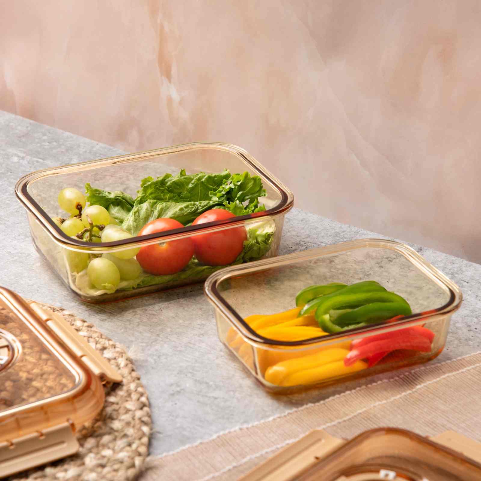AmberGlow Duo Tub Set of 2 Containers