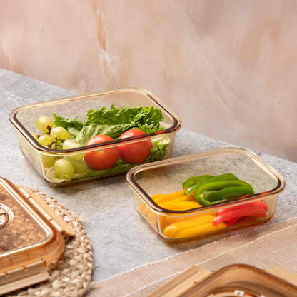 AmberGlow Duo Tub Set of 2 Containers