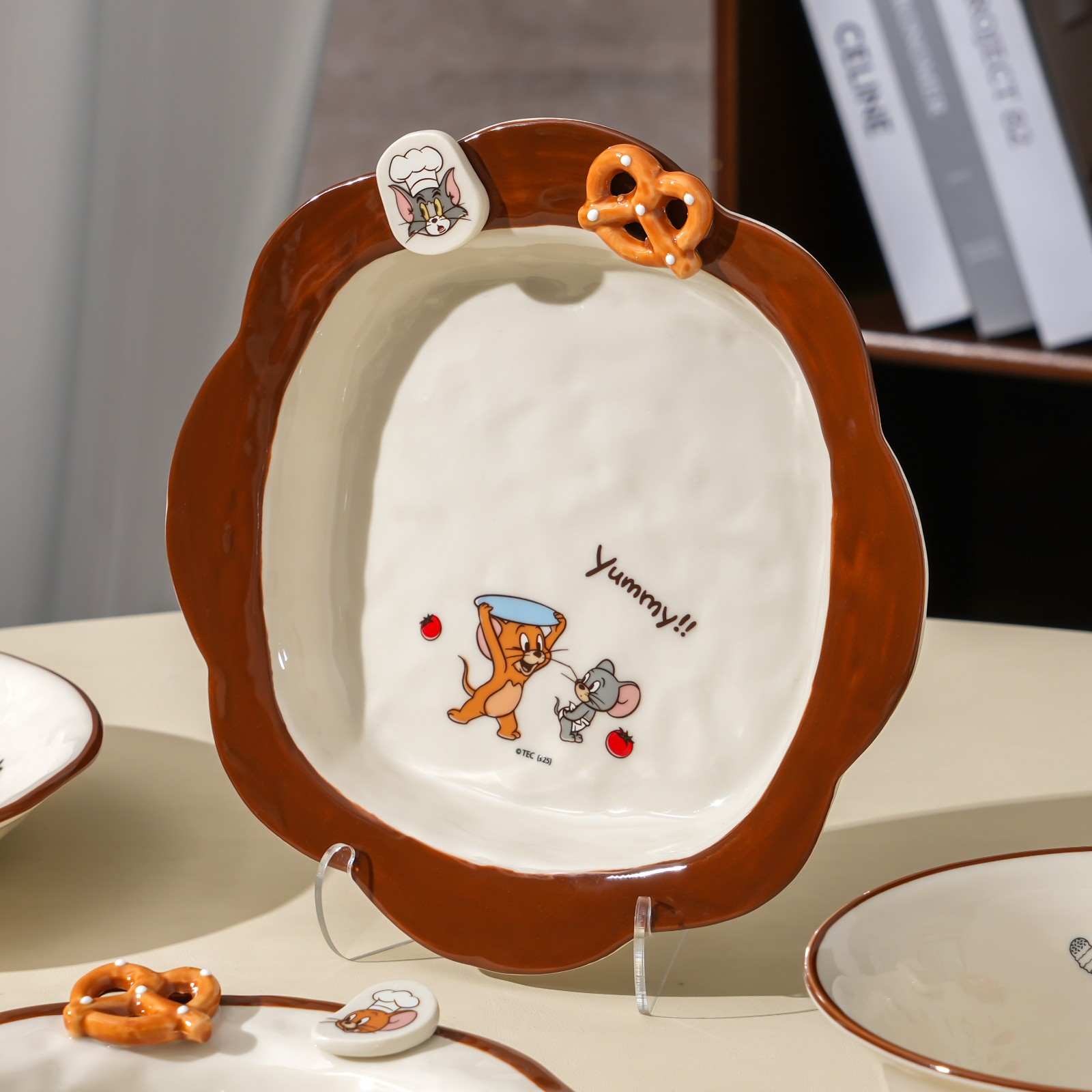 Tom and Jerry Whimsy Plate
