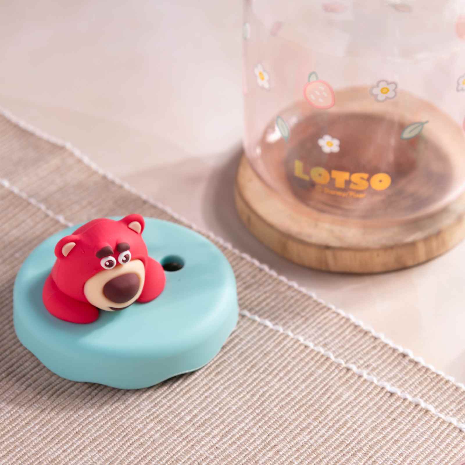 LOTSO glass Jar with Straw