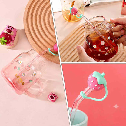 LOTSO glass Jar with Straw