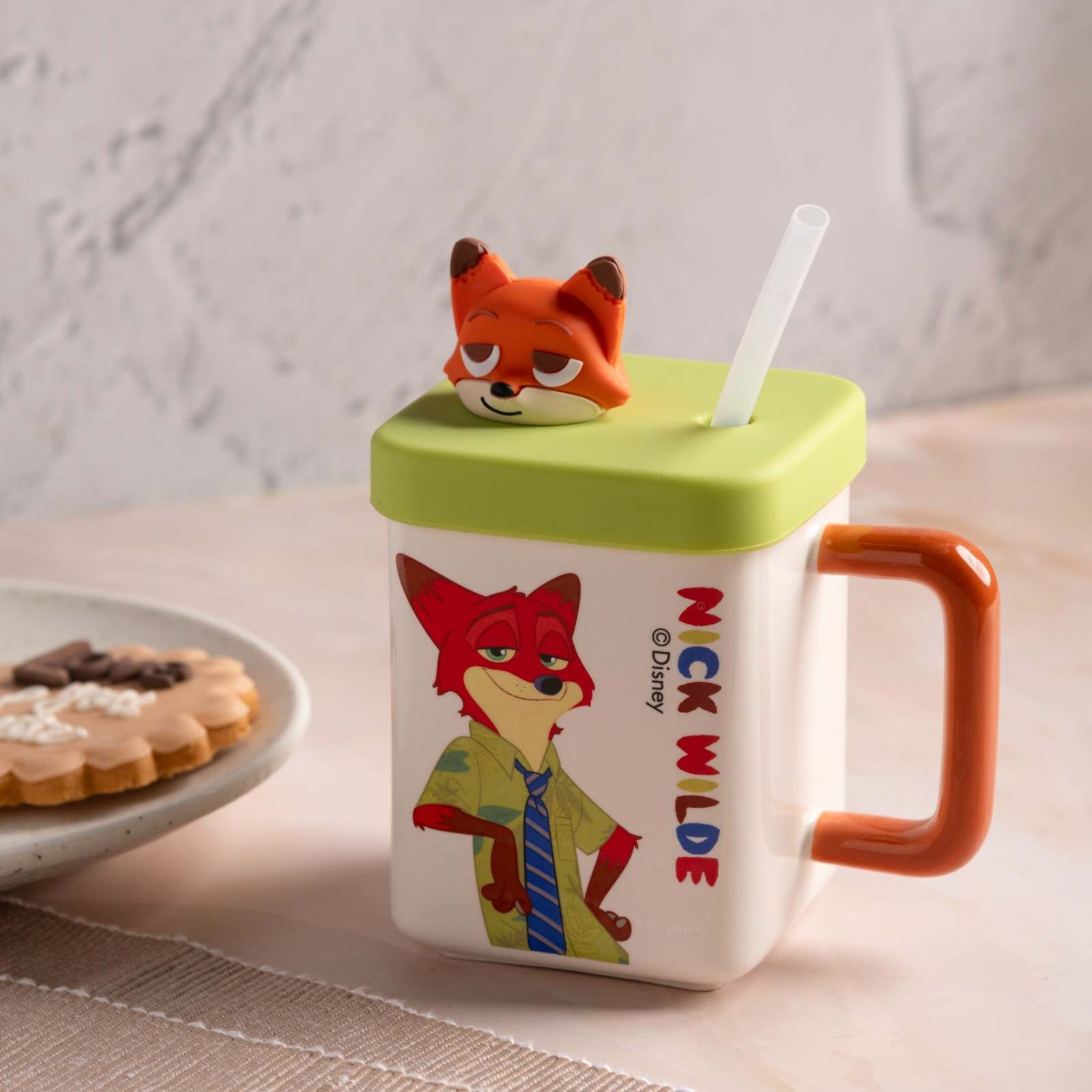 Nick & Judy Kids Tumbler with Lid and Straw - 450ml