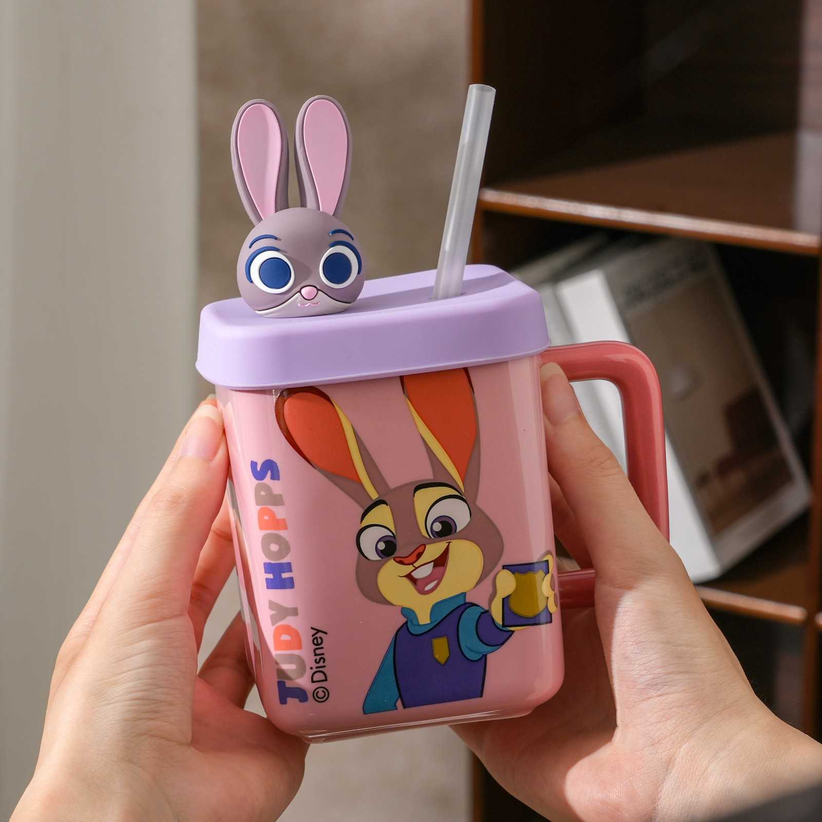 Nick & Judy Kids Tumbler with Lid and Straw - 450ml