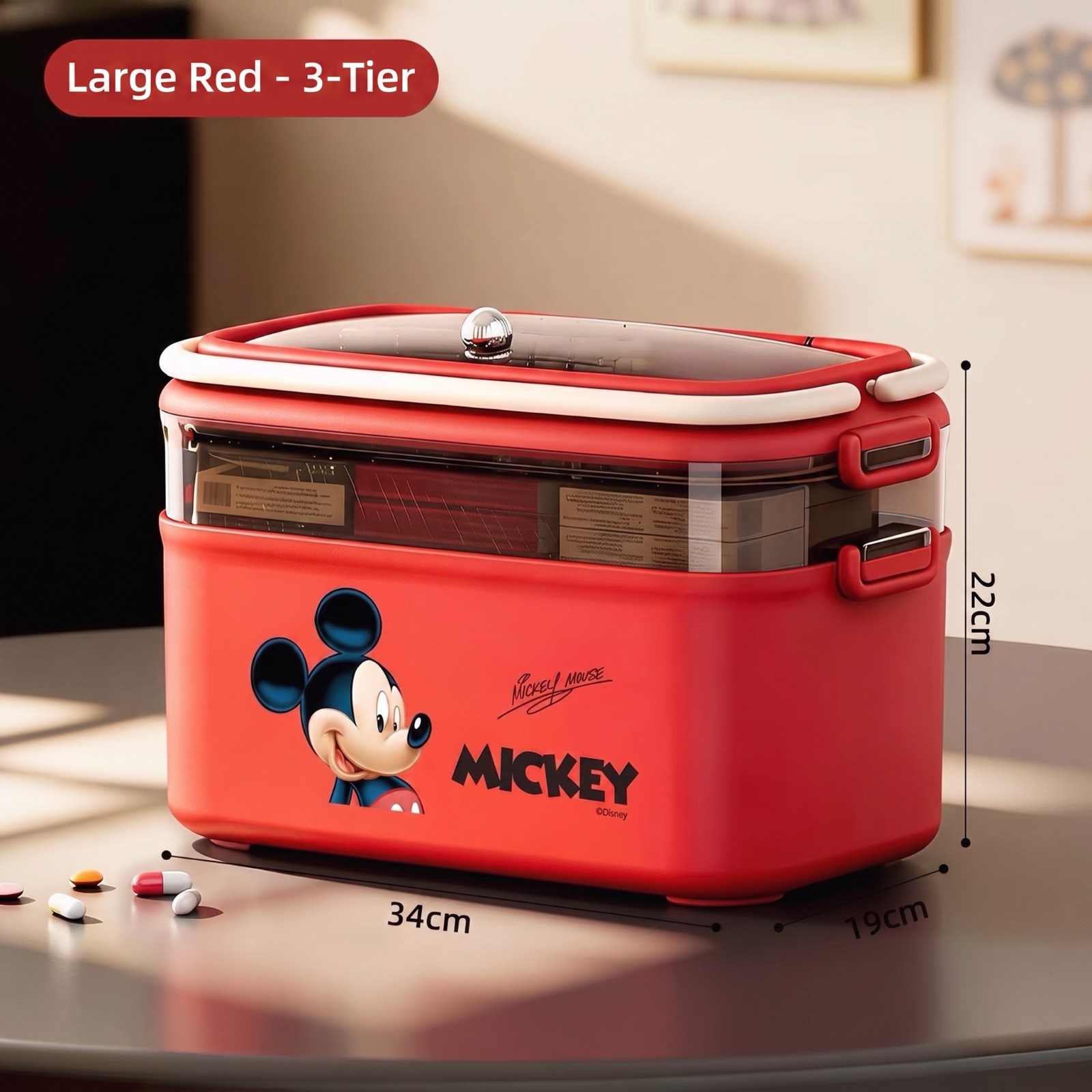 PlayCare Mickey 3-Tier Organizer