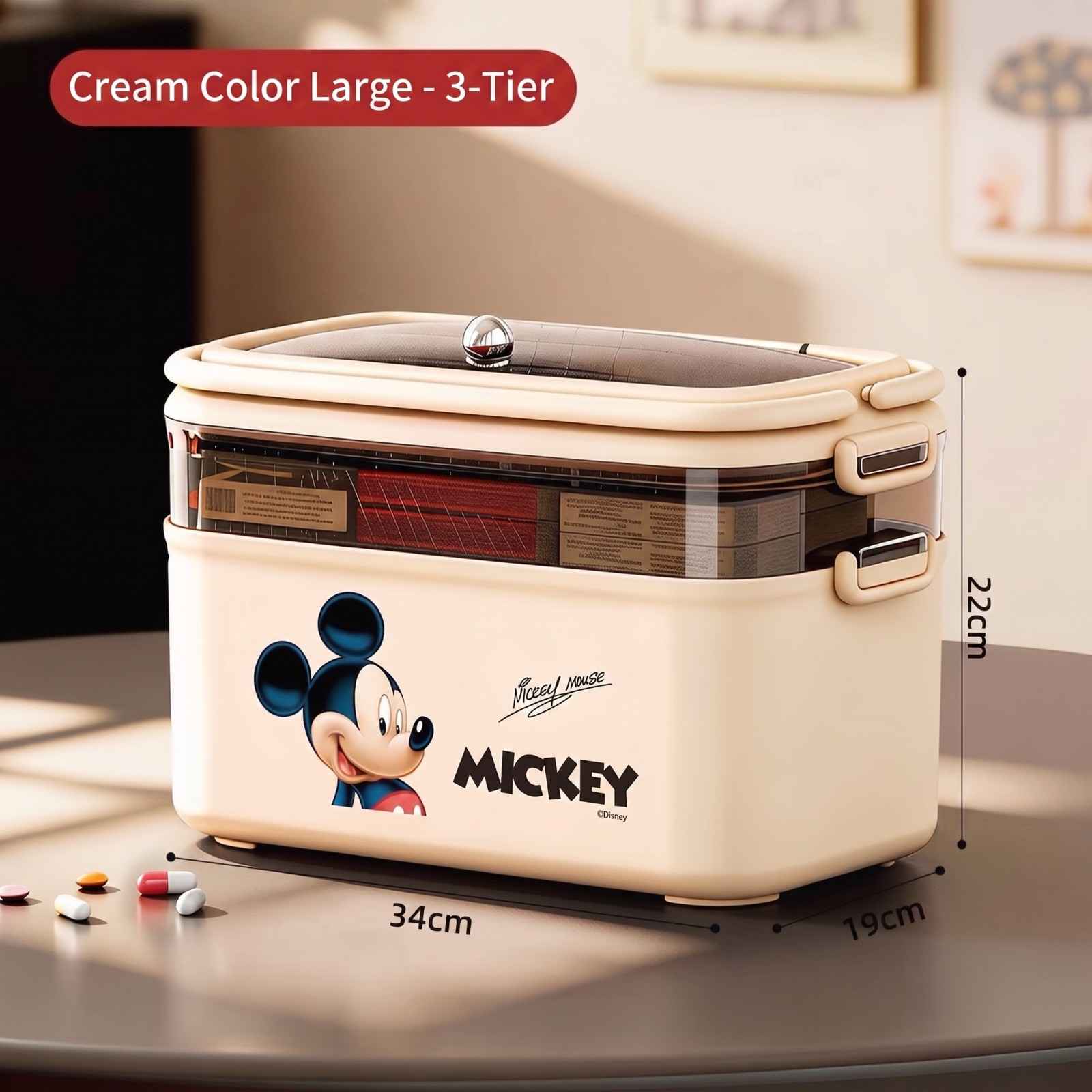 PlayCare Mickey 3-Tier Organizer