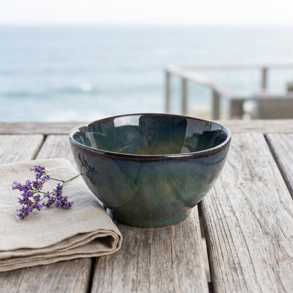 Copper Blue - Oval Serving Bowl - 5.75 inch