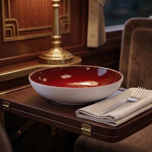 Sapphire Collection - Red - Serving Bowl - 8 inch