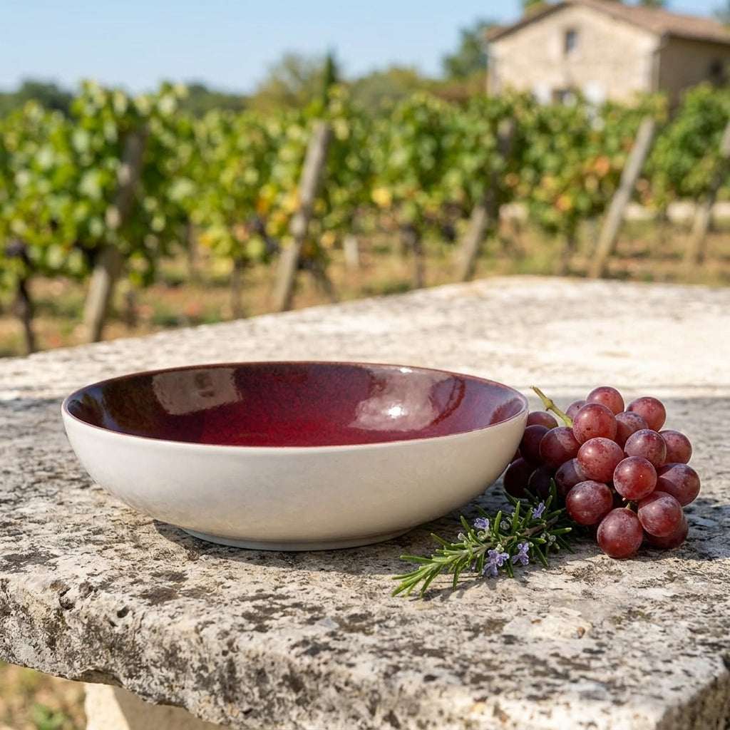 Sapphire Collection - Red - Serving Bowl - 7 inch