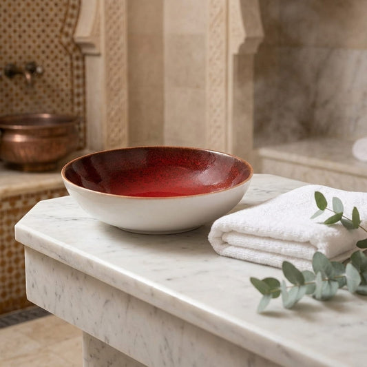 prdct_Sapphire Collection - Red - Shallow Bowl - 10 inch