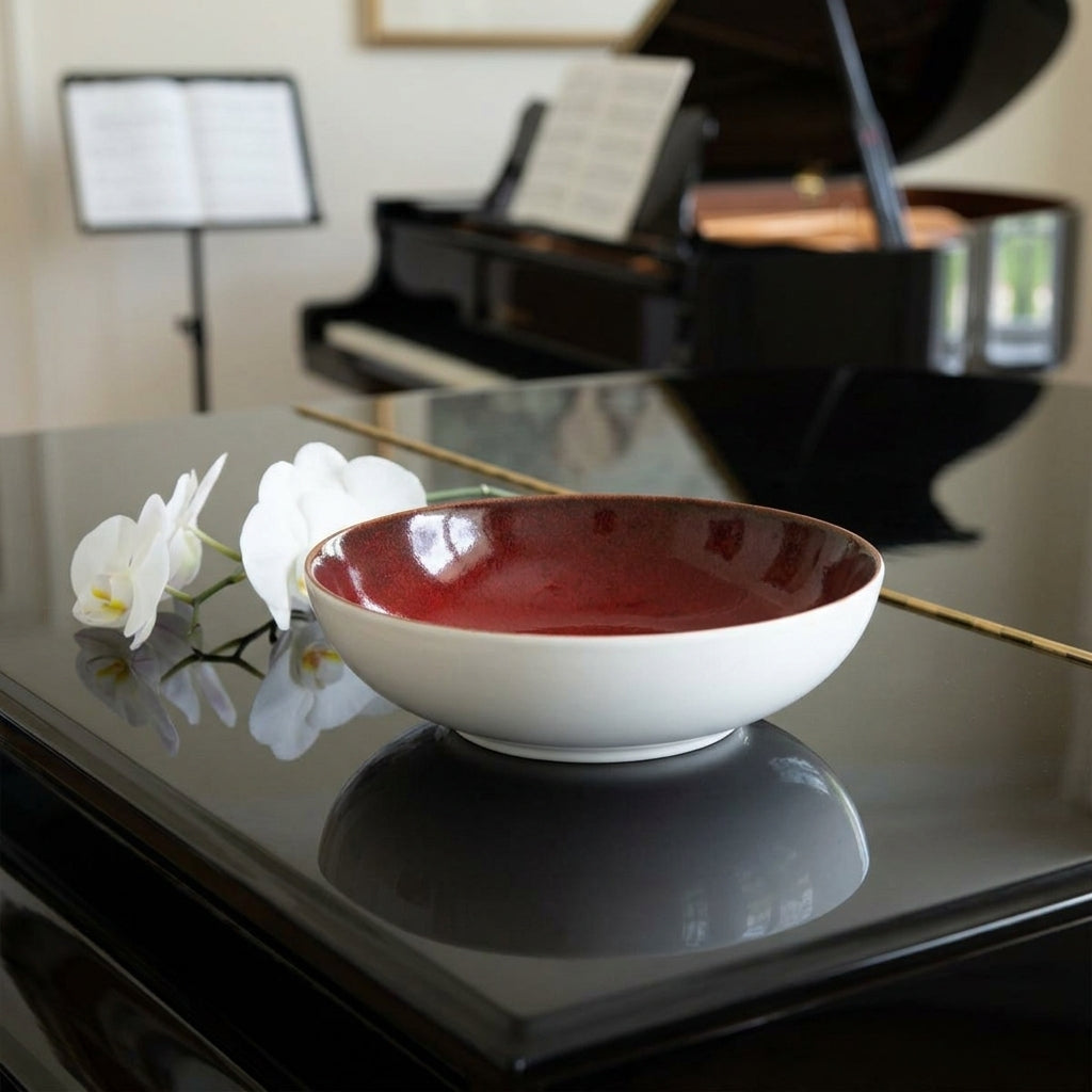 Sapphire Collection - Red - Serving Bowl - 7 inch