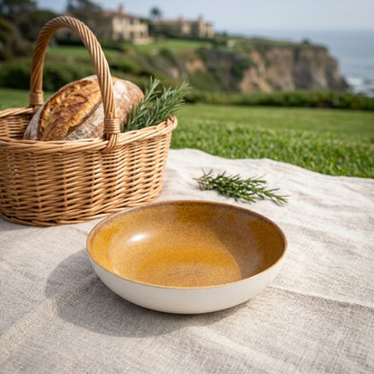 Sapphire Collection - Yellow - Serving Bowl - 7 inch