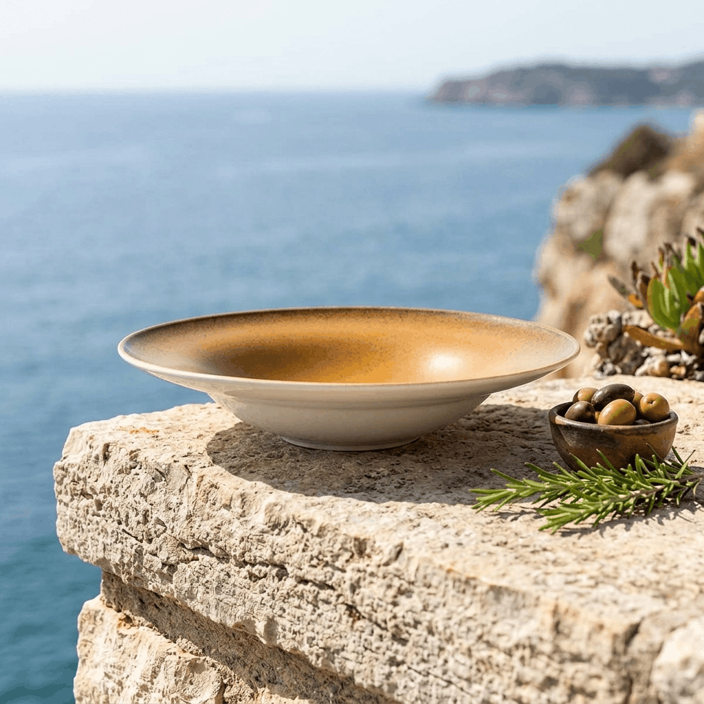 Sapphire Collection - Yellow - Pasta Bowl - 10 inch