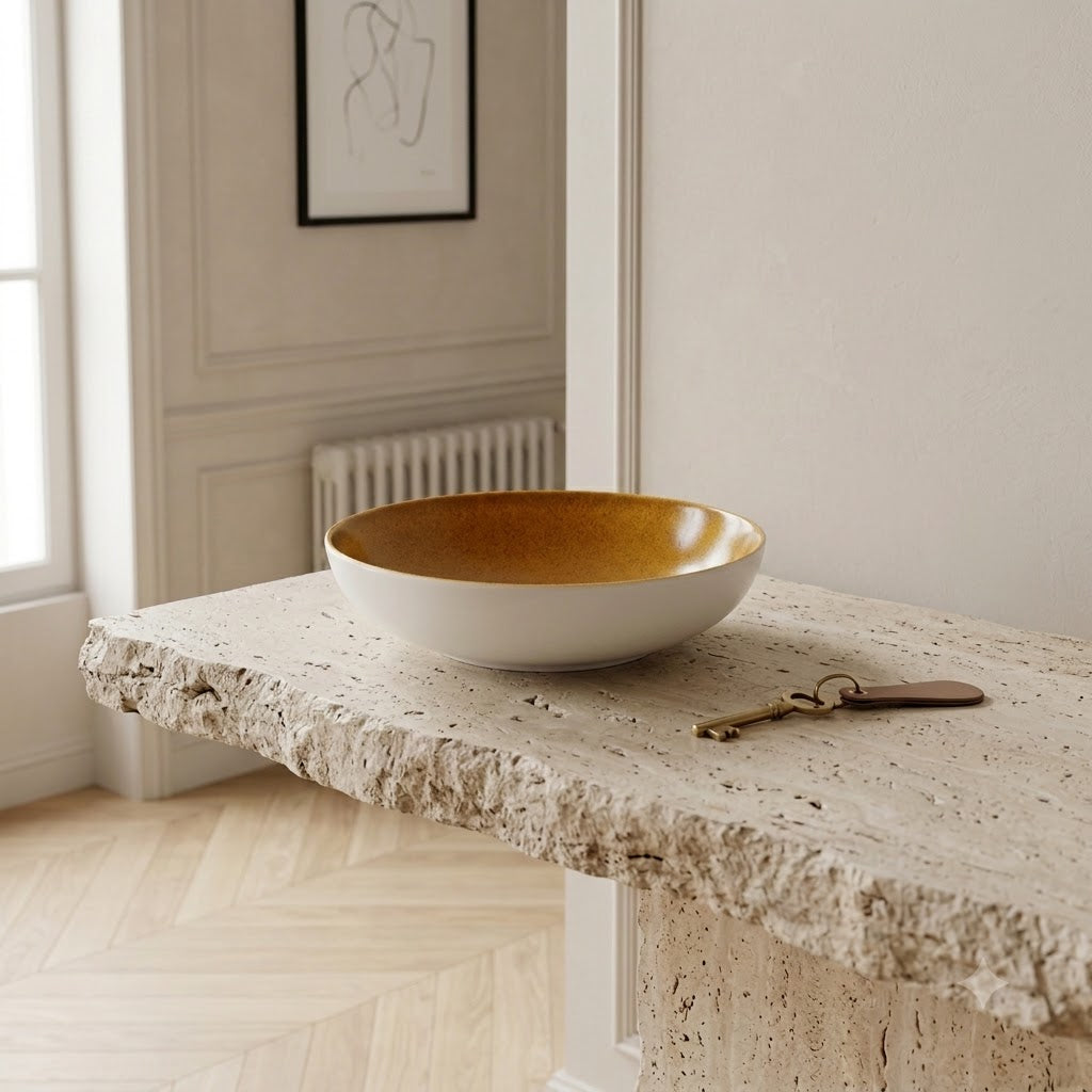 Sapphire Collection - Yellow - Serving Bowl - 7 inch