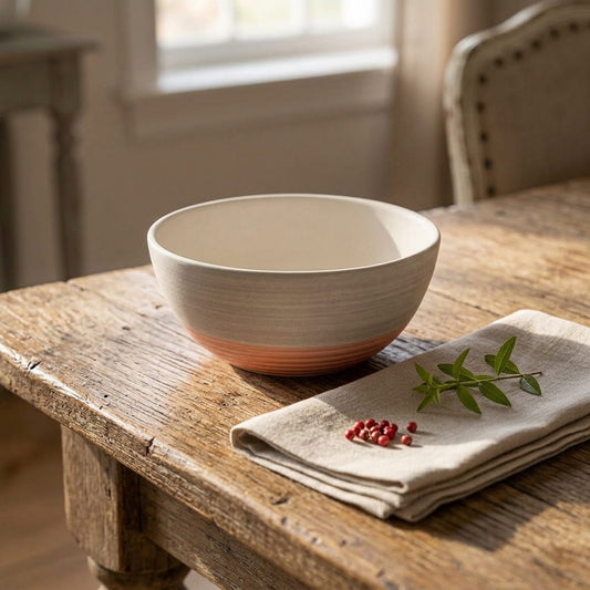 Rainbow Collection - Grey+Pink - Small Bowl - 4.5 inch
