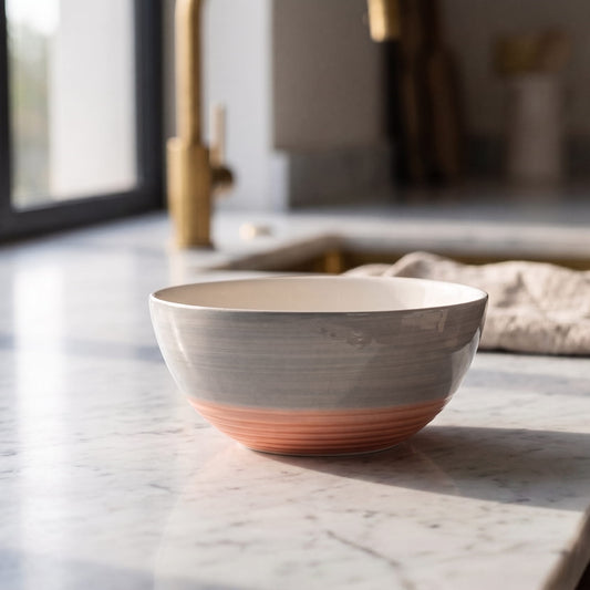 prdct_Rainbow Collection - Grey+Pink - Small Bowl - 4.5 inch