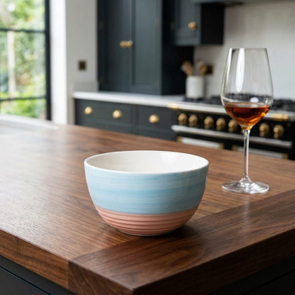 Rainbow Collection - Pink+Blue - Small Bowl - 4.5 inch