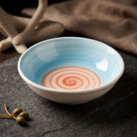 Rainbow Collection - Pink+Blue - Small Dish - 3.8 inch