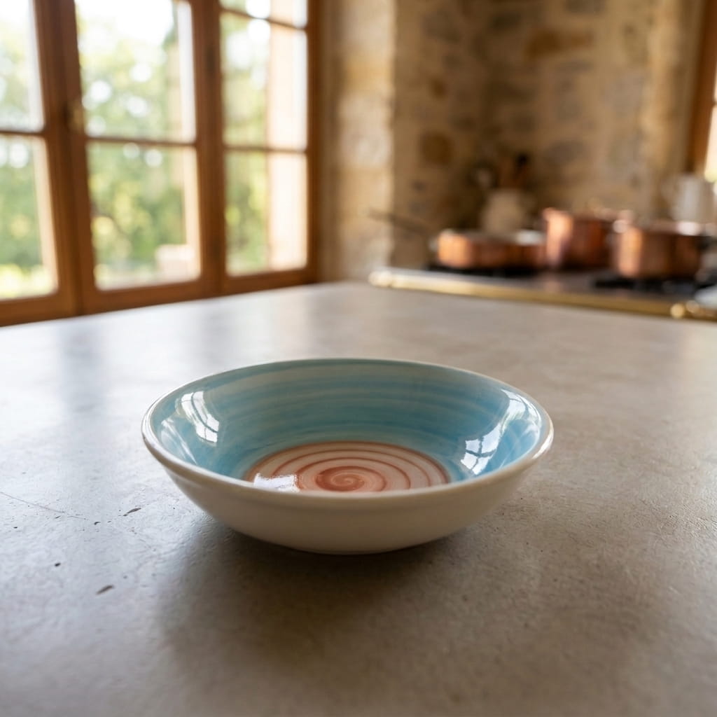 Rainbow Collection - Pink+Blue - Small Dish - 3.8 inch